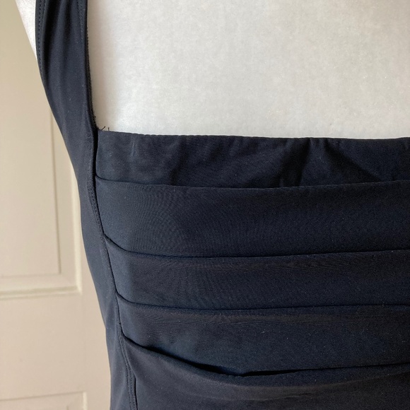 Shape FX Pleated Bust Tank Swim Suit - Picture 4 of 11